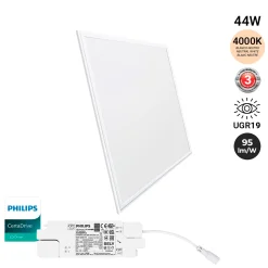 Panel LED slim 60X60 cm - Driver Philips - 44W - UGR19 - IP40