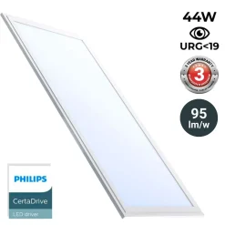 Panel LED slim 120X30 cm - Driver Philips - 44W - UGR19 - IP40