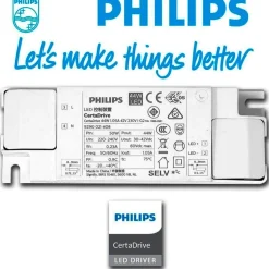 Panel LED slim 120X30 cm - Driver Philips - 44W - UGR19 - IP40