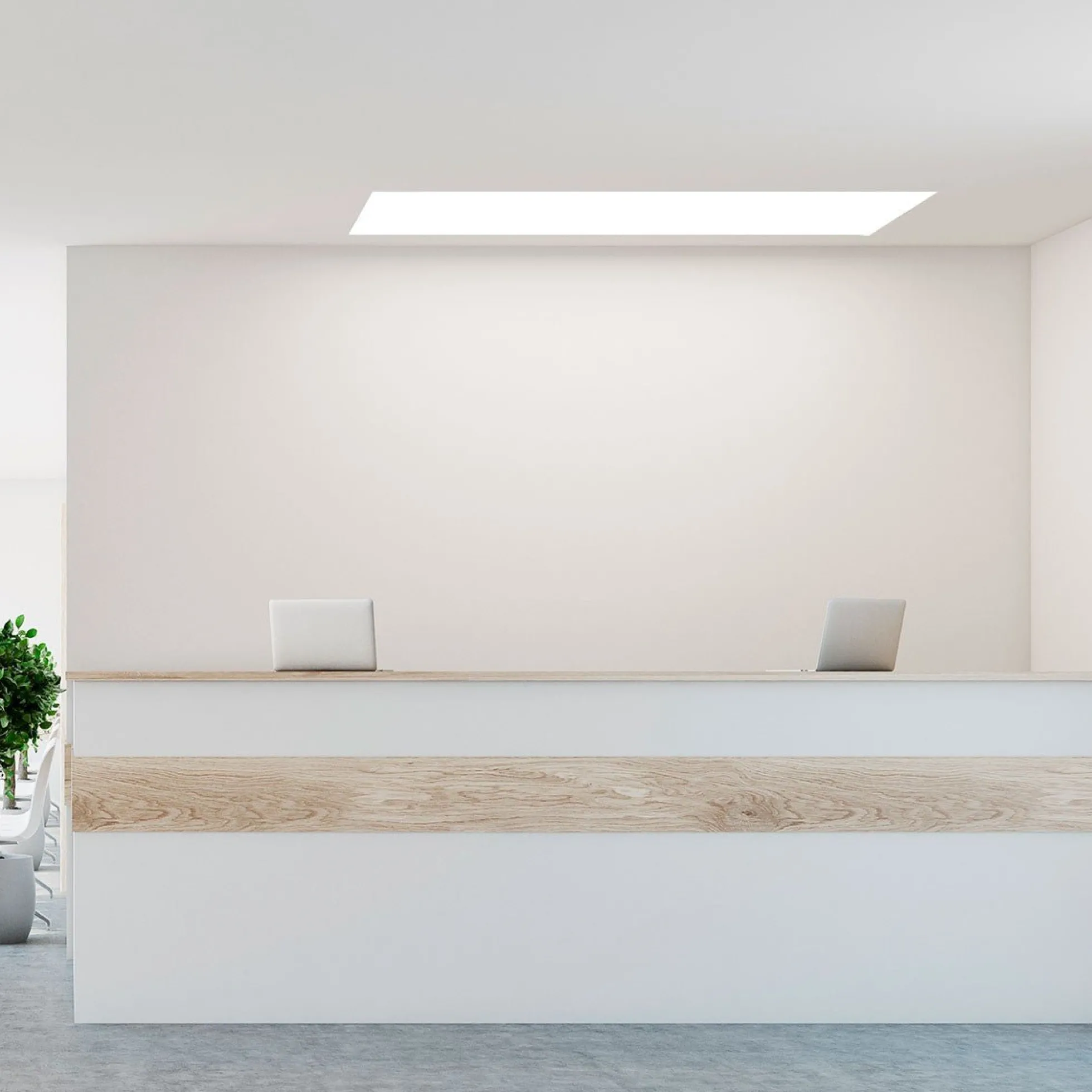 Panel LED slim 120X30 cm - Driver Philips - 44W - UGR19 - IP40