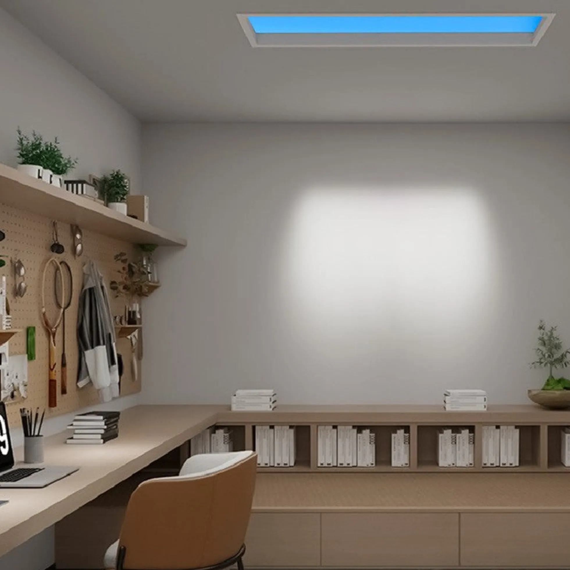 Panel LED "SMART Blue Skylight" - Efecto cielo - Daylight - 100W - 120x30cm