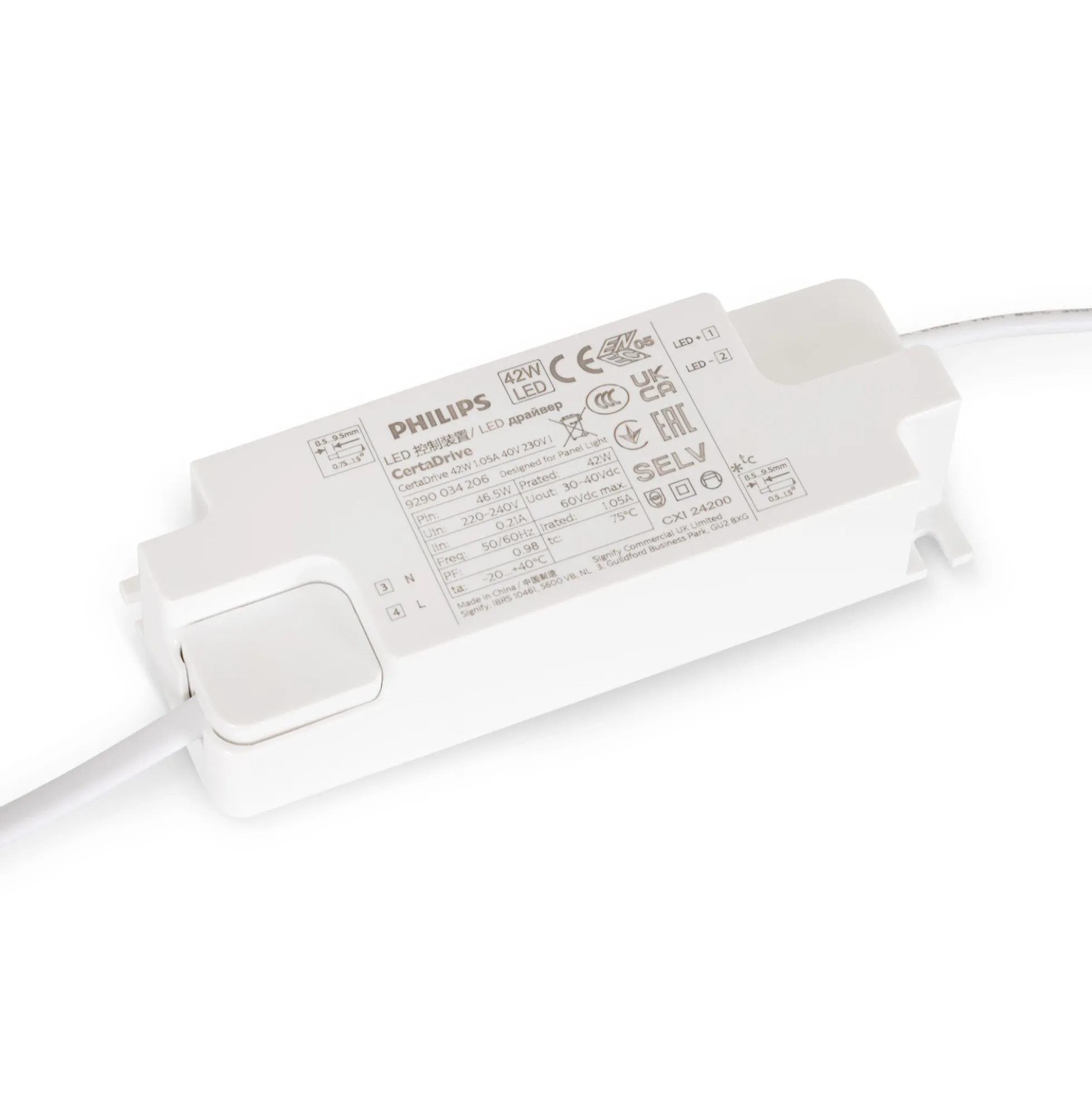 Panel LED Troffer empotrable 60x60cm - CCT - 40W - Chip OSRAM - Driver Philips - UGR18 - IP40