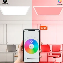 Panel LED WIFI SMART RGB / RGBW + CCT - 60x60 cm - 40W - IP40
