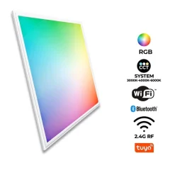 Panel LED WIFI SMART RGB / RGBW + CCT - 60x60 cm - 40W - IP40