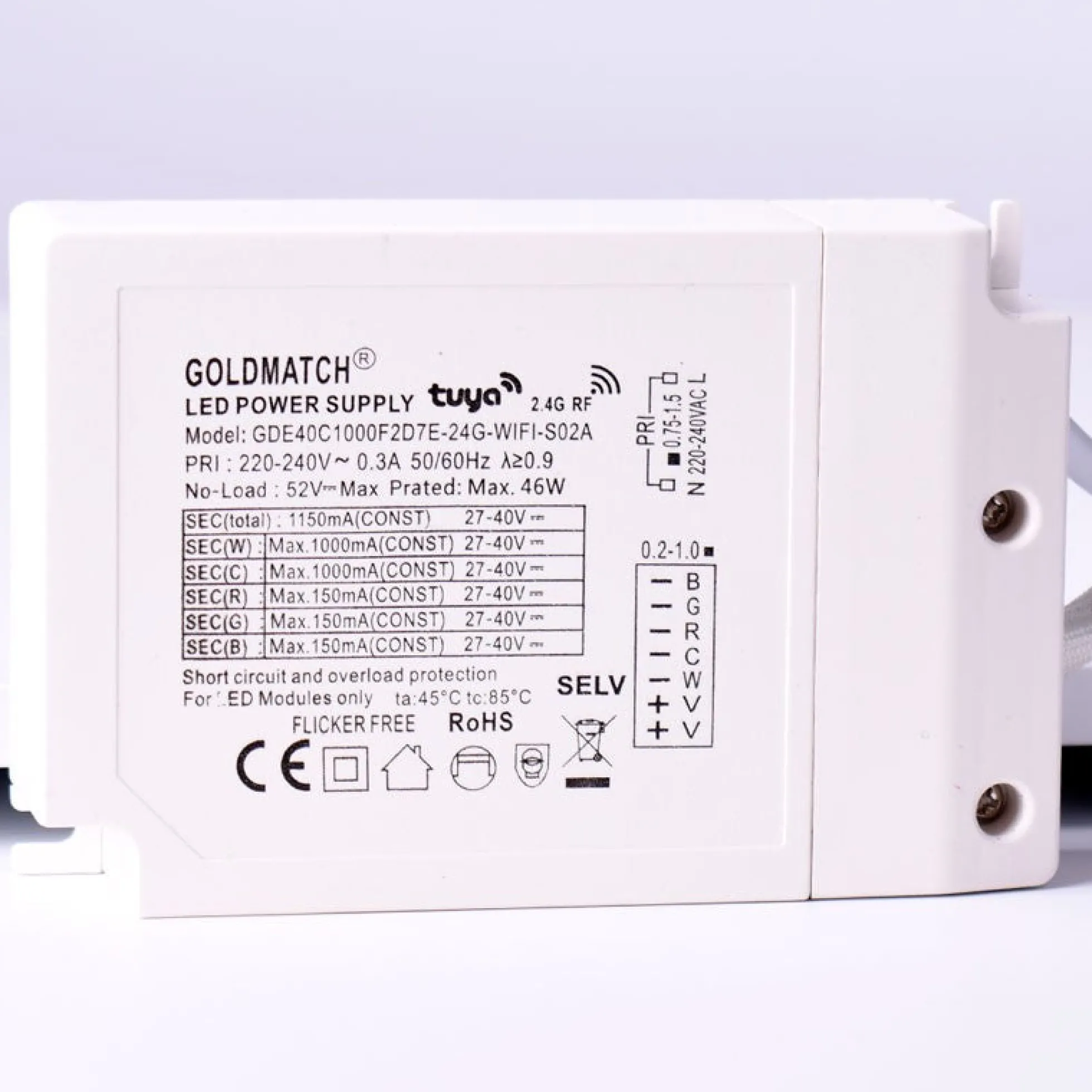 Panel LED WIFI SMART RGB / RGBW + CCT - 60x60 cm - 40W - IP40