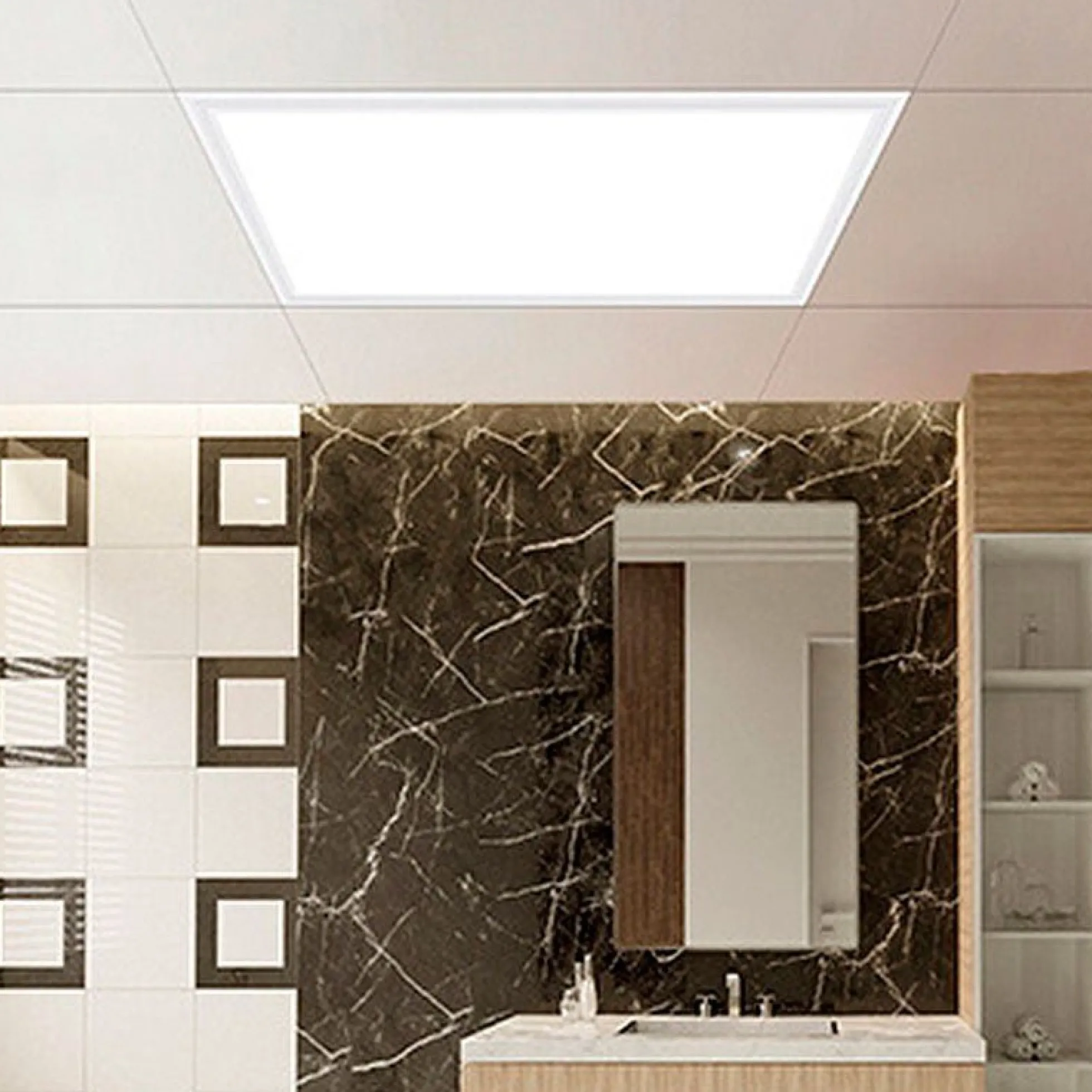 Panel LED 60X60cm con KIT de empotrar 44W UGR19 Driver Philips