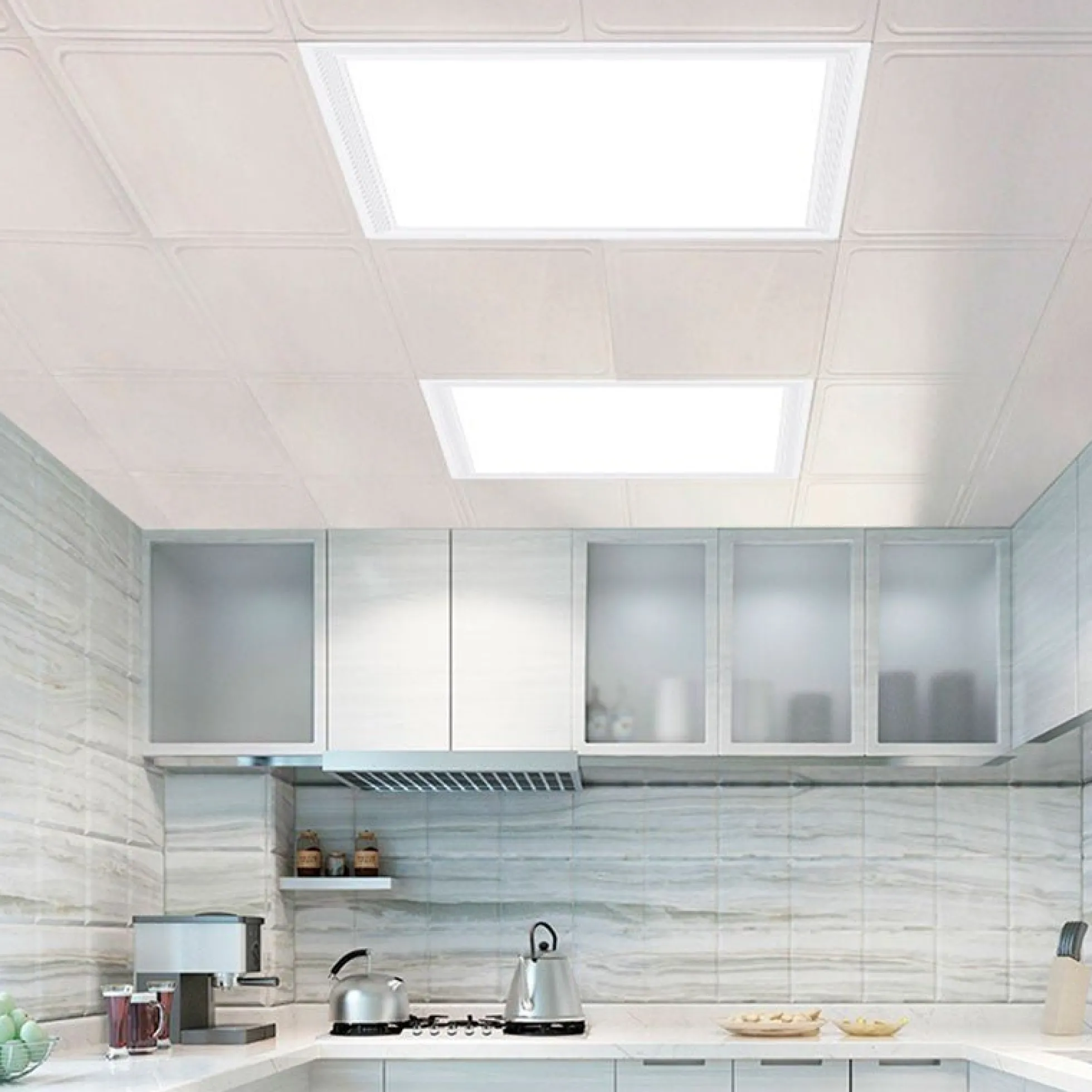 Panel LED 60X60cm con KIT de empotrar 44W UGR19 Driver Philips