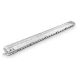 Pantalla estanca ECO CLIMATE - 2 tubos LED T8 - 150cm - Clips plásticos - IP65
