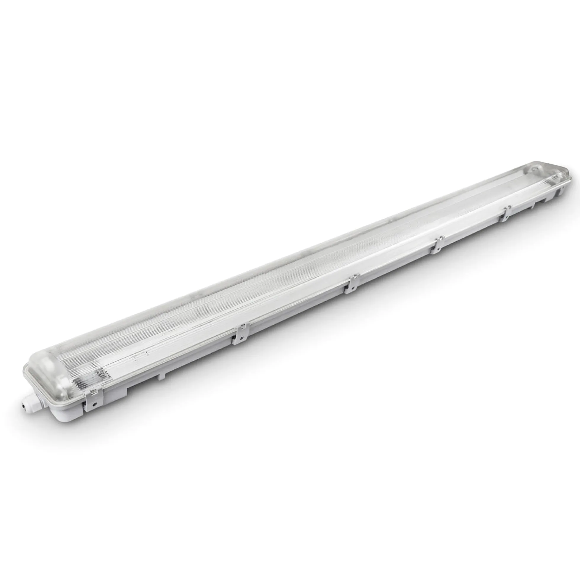 Pantalla estanca ECO CLIMATE - 2 tubos LED T8 - 150cm - Clips plásticos - IP65