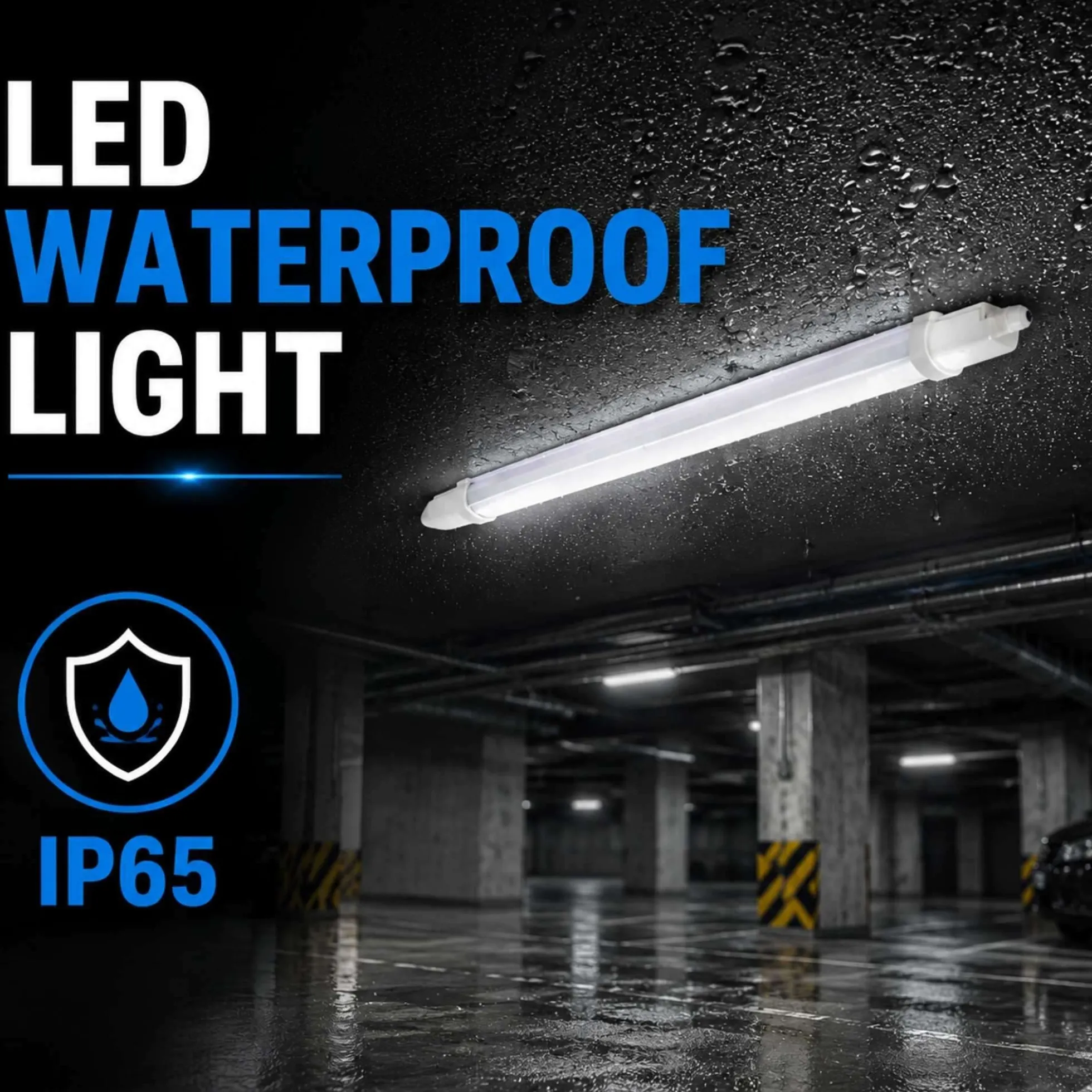 Pantalla estanca LED compacta - 36W - 110 lm/W - 120cm - ENLAZABLE - IP65