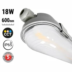 Pantalla estanca LED enlazable - CCT - 60cm - 18W - Driver STARSENSE - IP65
