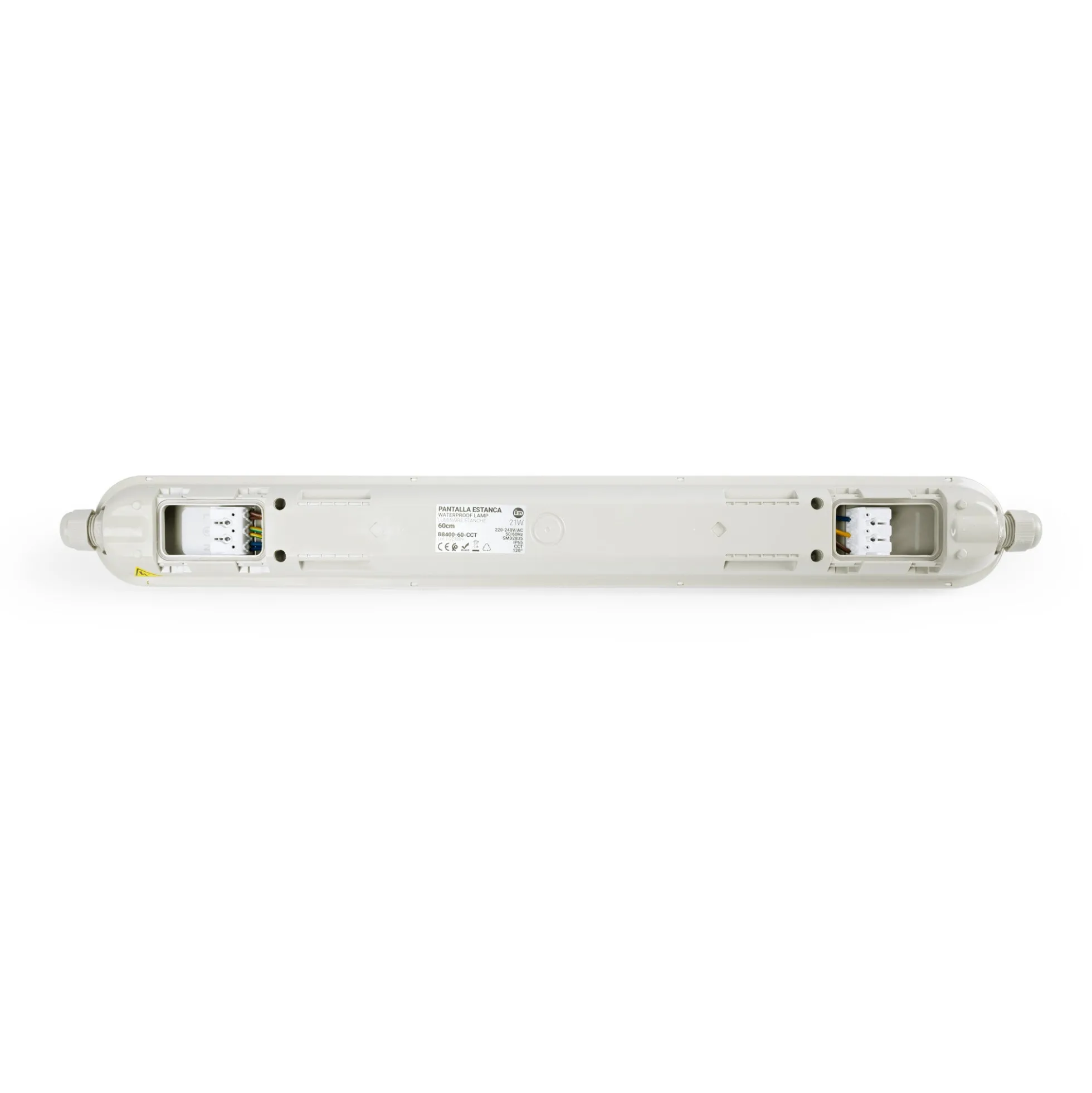 Pantalla estanca LED lineal enlazable CCT - 60cm - 21W - IP65