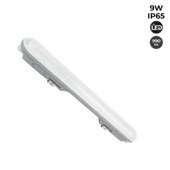 Pantalla estanca LED lineal enlazable 9W - 60cm - IP65 - 4000K