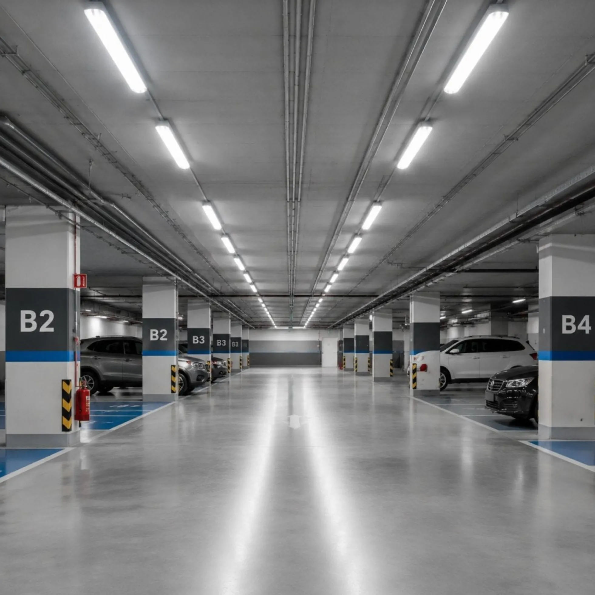 Pantalla estanca LED lineal enlazable 9W - 60cm - IP65 - 4000K