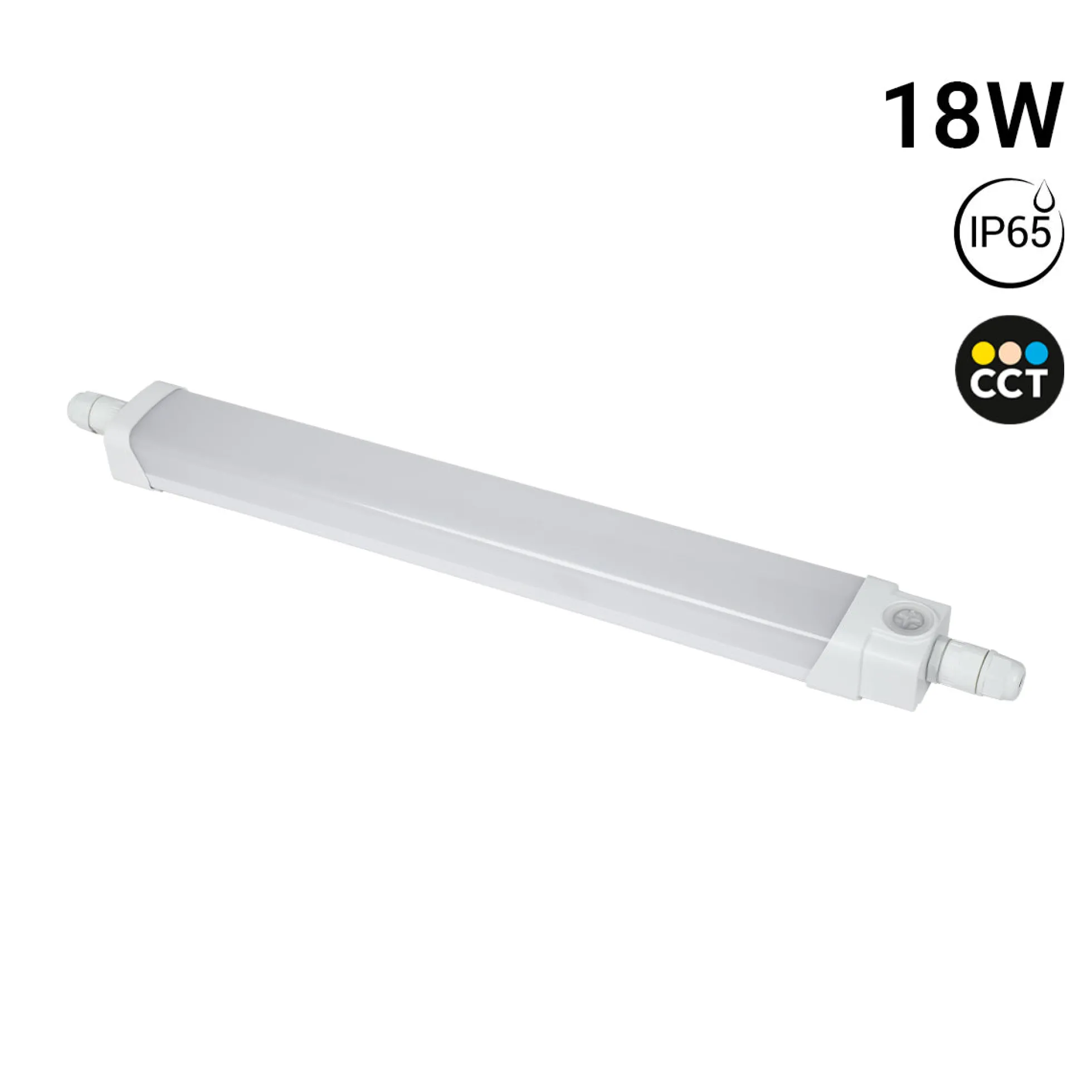Pantalla estanca LED - 18W - CCT - 60cm - IP65