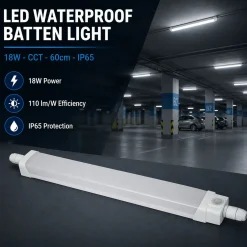 Pantalla estanca LED - 18W - CCT - 60cm - IP65