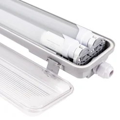 Pantalla estanca para 2 tubos LED 60cm - IP65