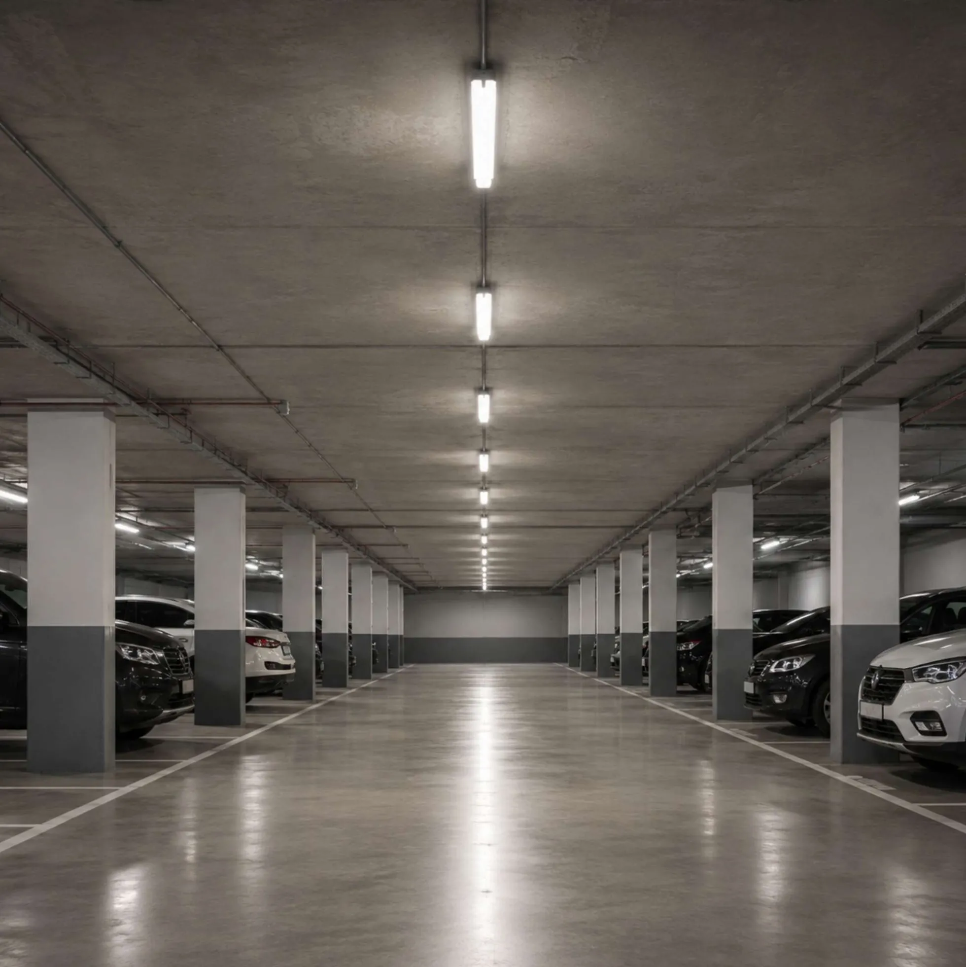 Pantalla estanca para 2 tubos LED - 60cm - IP65