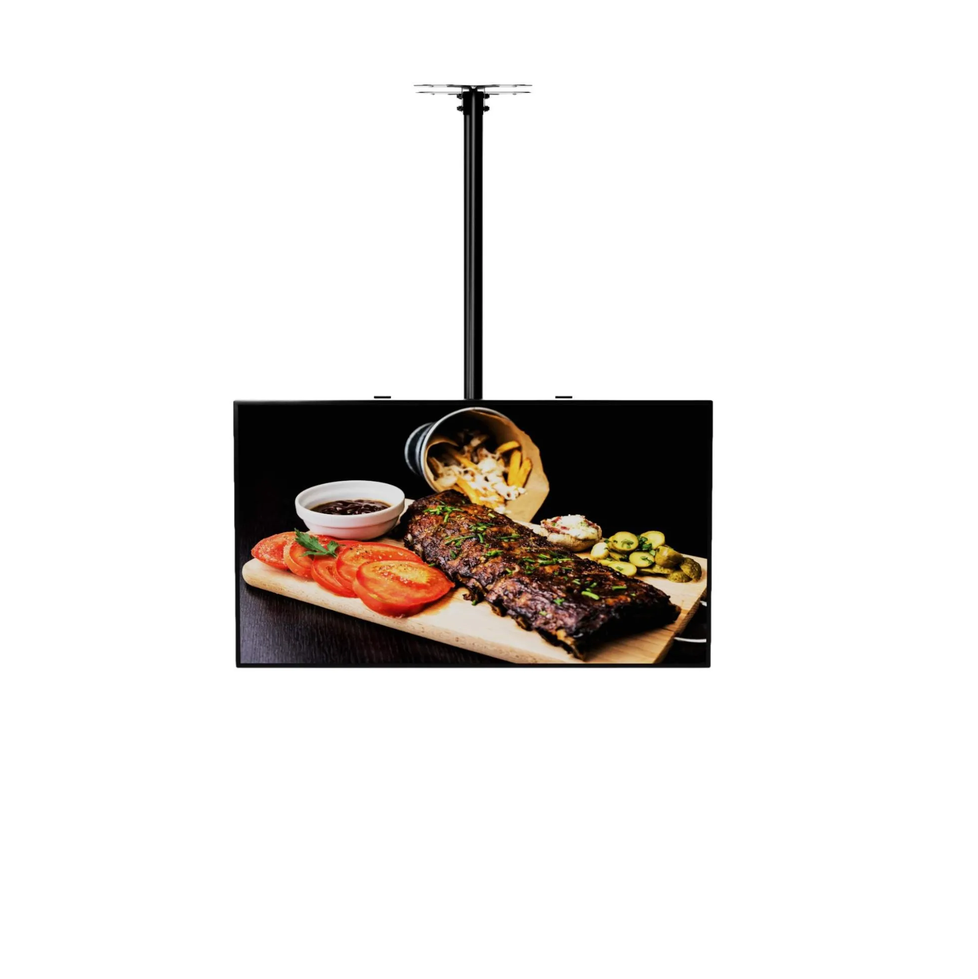 Pantalla LCD 32" - 500 nits - FULL HD – Menús y Señalización Digital - Soporte de techo