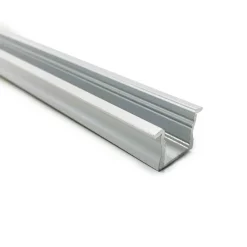 Perfil de aluminio blanco para tira LED 23x15mm (2 metros)