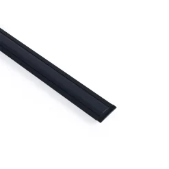 Perfil de aluminio de empotrar - Kit completo - 24,5 x 7mm - Tira LED hasta 12 mm - 2 metros