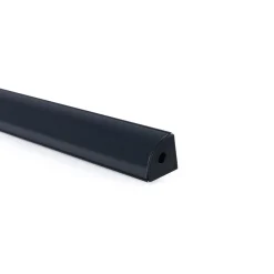 Perfil de aluminio de superficie para esquinas - Con difusor - Kit completo - 20x20mm - Tira LED hasta 10mm - 2 metros