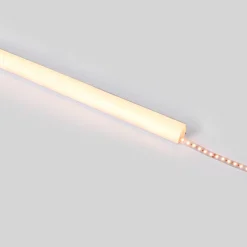 Perfil de aluminio de superficie para esquinas - Con difusor - Kit completo - 20x20mm - Tira LED hasta 10mm - 2 metros