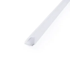Perfil de aluminio de superficie para esquinas - Con difusor - Kit completo - 20x20mm - Tira LED hasta 10mm - 2 metros