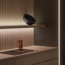 Perfil de aluminio integración escayola/pladur para esquina exterior - Tira LED hasta 10 mm -  2 metros