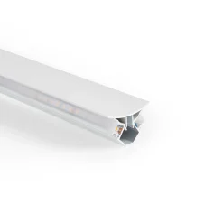 Perfil de aluminio para esquinas - Tira LED doble - 38.7x39mm - 2 metros