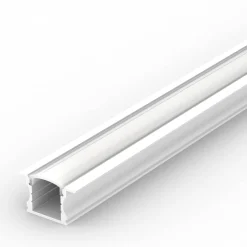 Perfil de aluminio para tira LED empotrable 23x15mm (2 metros)