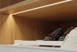 Perfil de aluminio para tira LED empotrable 23x15mm (2 metros)