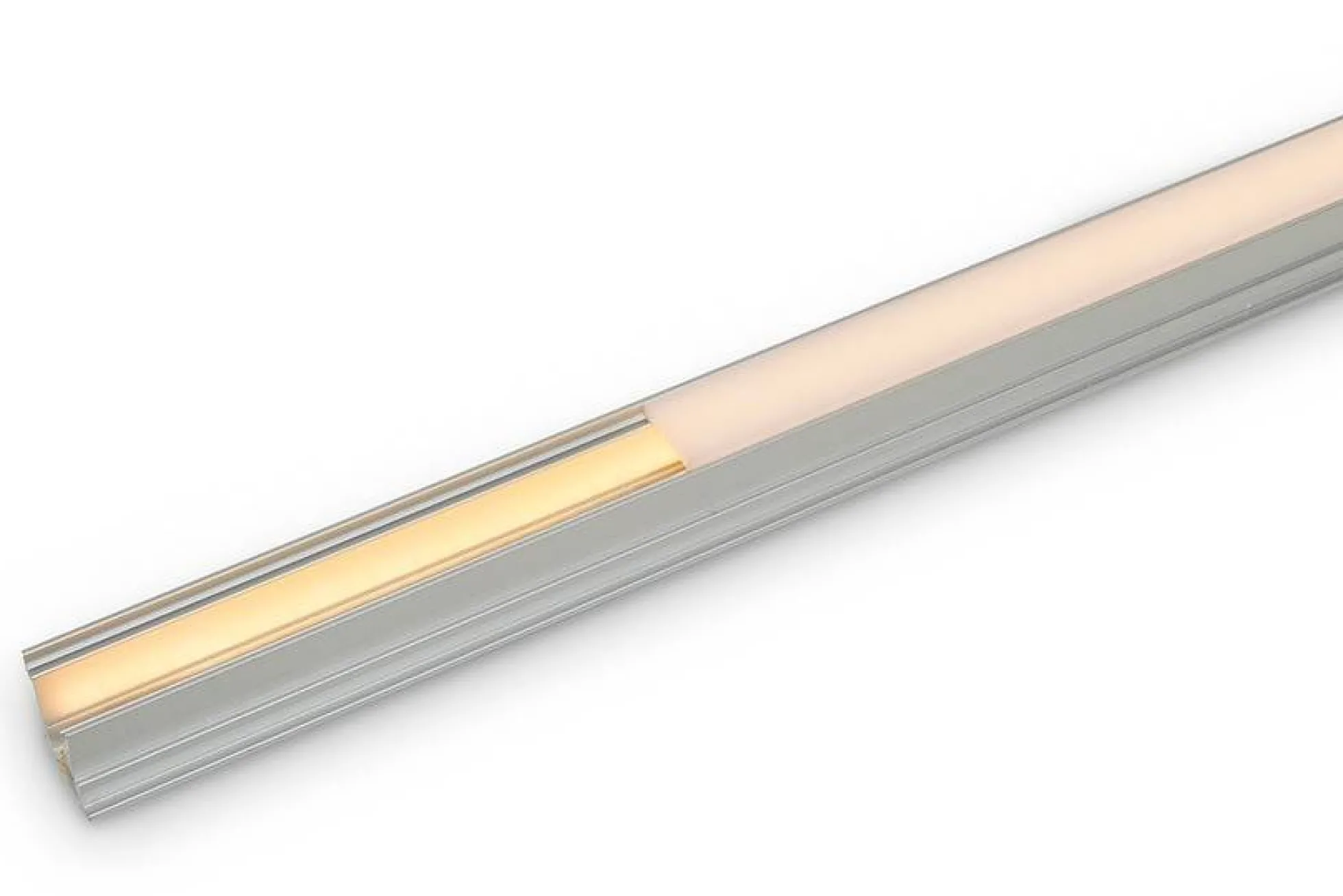 Perfil de aluminio para tira LED empotrable en suelo 21x26mm IP54 (2metros)