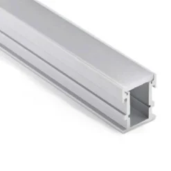 Perfil de aluminio para tira LED empotrable en suelo 21x26mm IP54 (2metros)