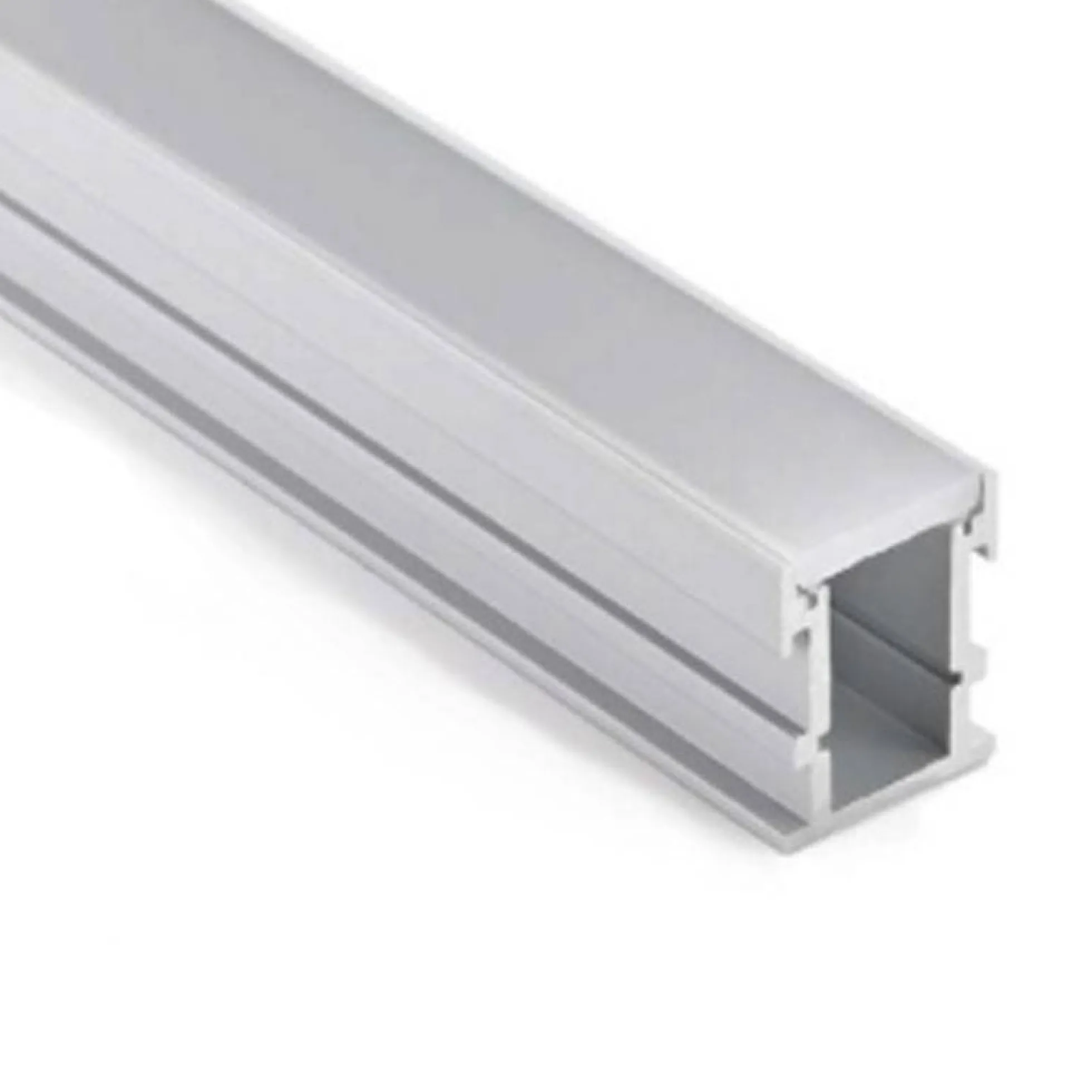 Perfil de aluminio para tira LED empotrable en suelo 21x26mm IP54 (2metros)