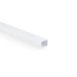 Perfil de aluminio para tira LED con difusor - Superficie - Kit completo - 18 x13mm - Tira LED ≤ 15 mm - 2 metros