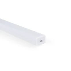 Perfil de aluminio para tira LED con difusor - Superficie - Kit completo - 18 x13mm - Tira LED ≤ 15 mm - 2 metros