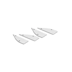Perfil de aluminio para tira LED - Bañador de pared - Kit completo - 18x44mm - 2 metros