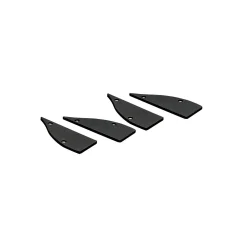 Perfil de aluminio para tira LED - Bañador de pared - Kit completo - 18x44mm - 2 metros