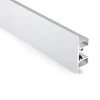 Perfil de aluminio para tira LED superficie - Bañador arriba/abajo - 18x49mm - 2 metros