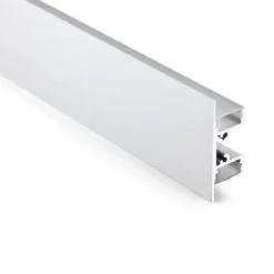 Perfil de aluminio para tira LED superficie - Bañador arriba/abajo - 18x49mm - 2 metros