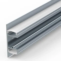 Perfil de aluminio para tira LED superficie - Bañador arriba/abajo - 18x49mm - 2 metros