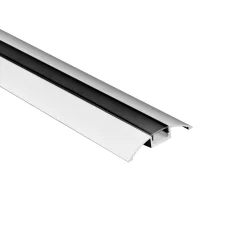 Perfil de aluminio para tira LED - Media luna - Kit completo - 58x9mm - 2 metros