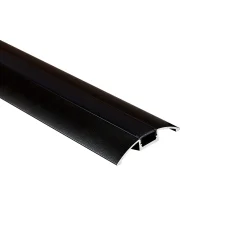 Perfil de aluminio para tira LED - Media luna - Kit completo - 58x9mm - 2 metros