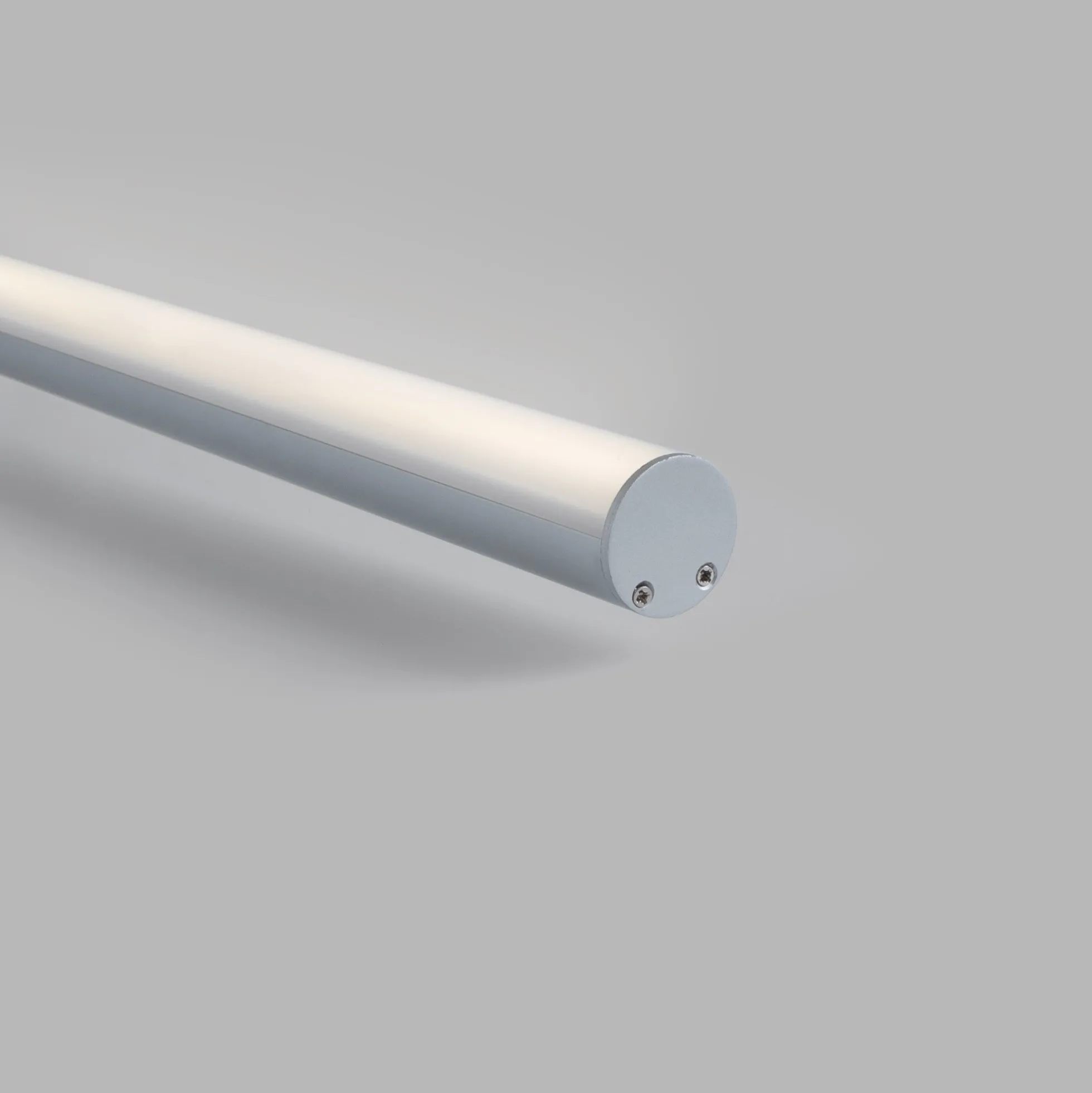 Perfil de aluminio para tira LED ≤ 13mm - Superficie - ø 28mm - 2 metros