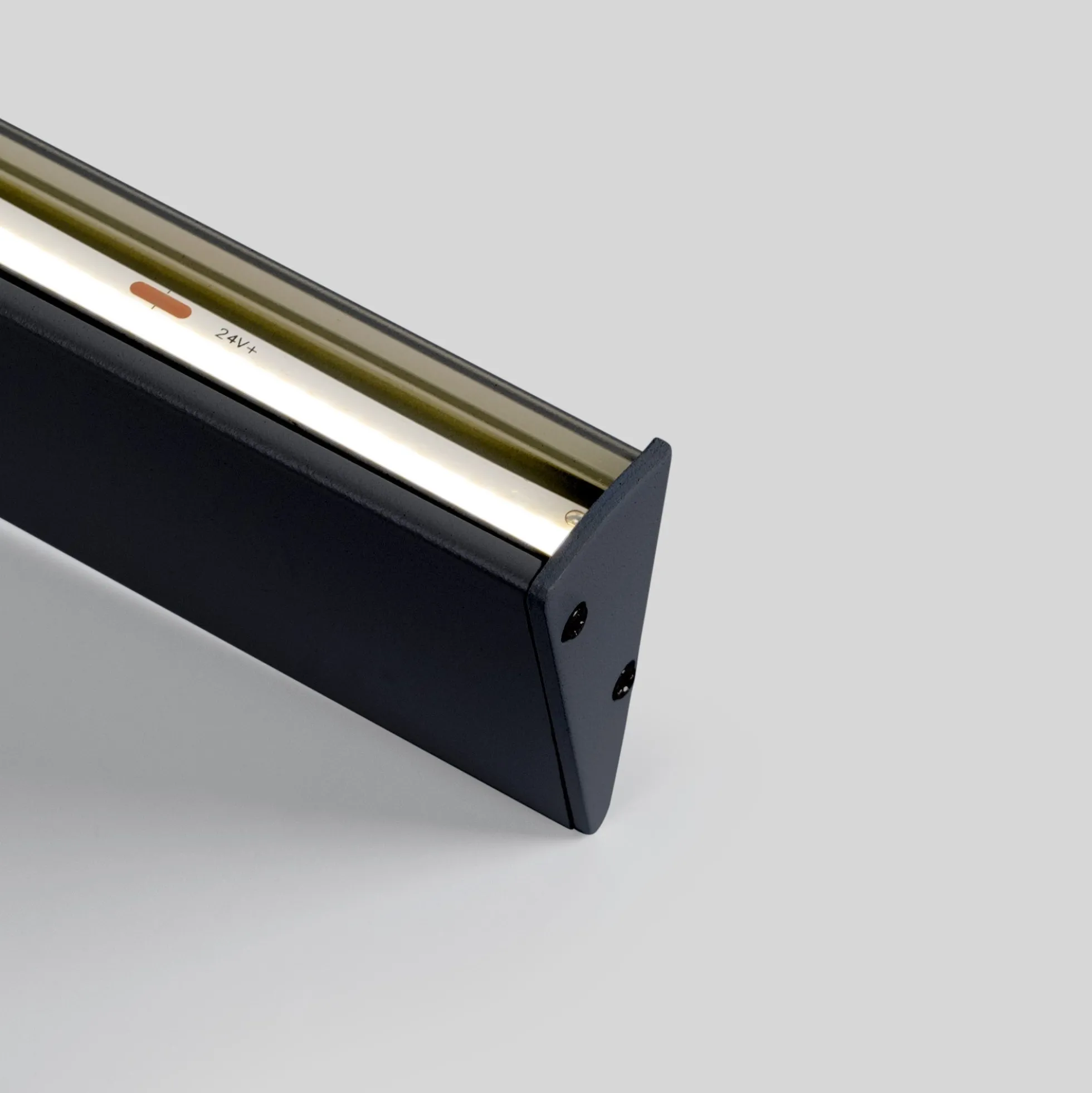 Perfil de aluminio superficie - Tira LED ≤ 12mm - 23.5x57.8mm - 2 metros