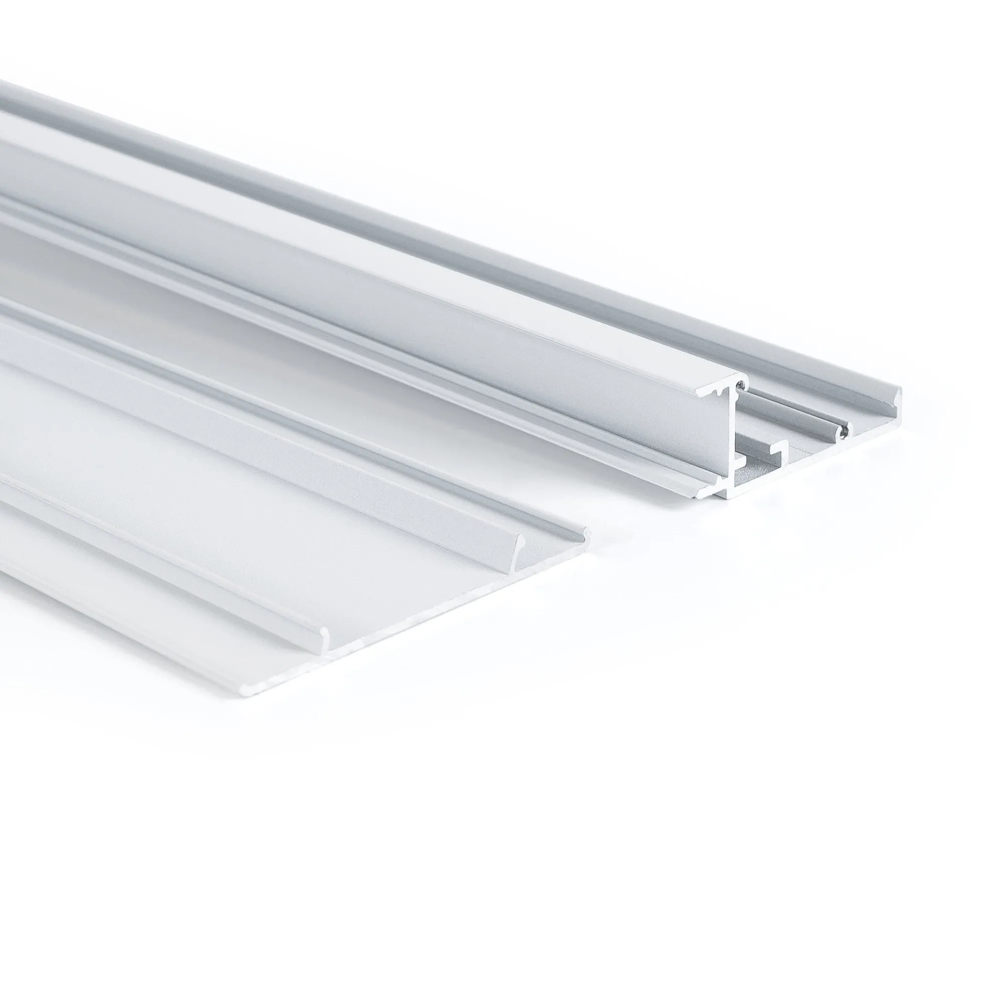 Perfil de aluminio superficie - Tira LED ≤ 12mm - 23.5x57.8mm - 2 metros