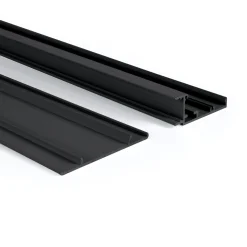 Perfil de aluminio superficie - Tira LED ≤ 12mm - 23.5x57.8mm - 2 metros