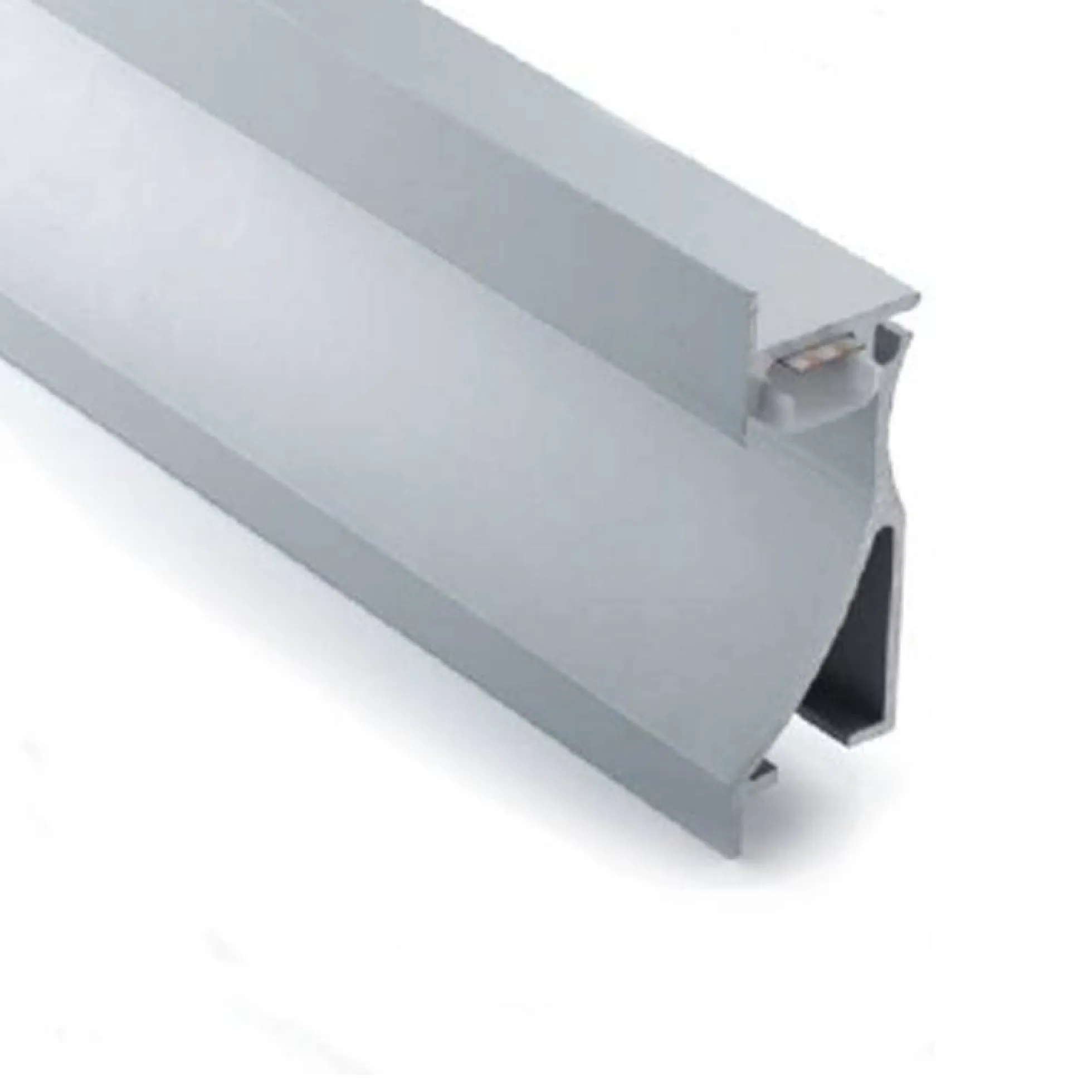 Perfil empotrable bañador de pared zócalo 26x78mm (2mt)