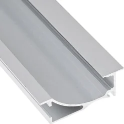 Perfil empotrable bañador de pared zócalo 14x68mm (2mt)